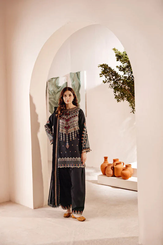 WN-04 I Unstitched 3PC Wool Marina